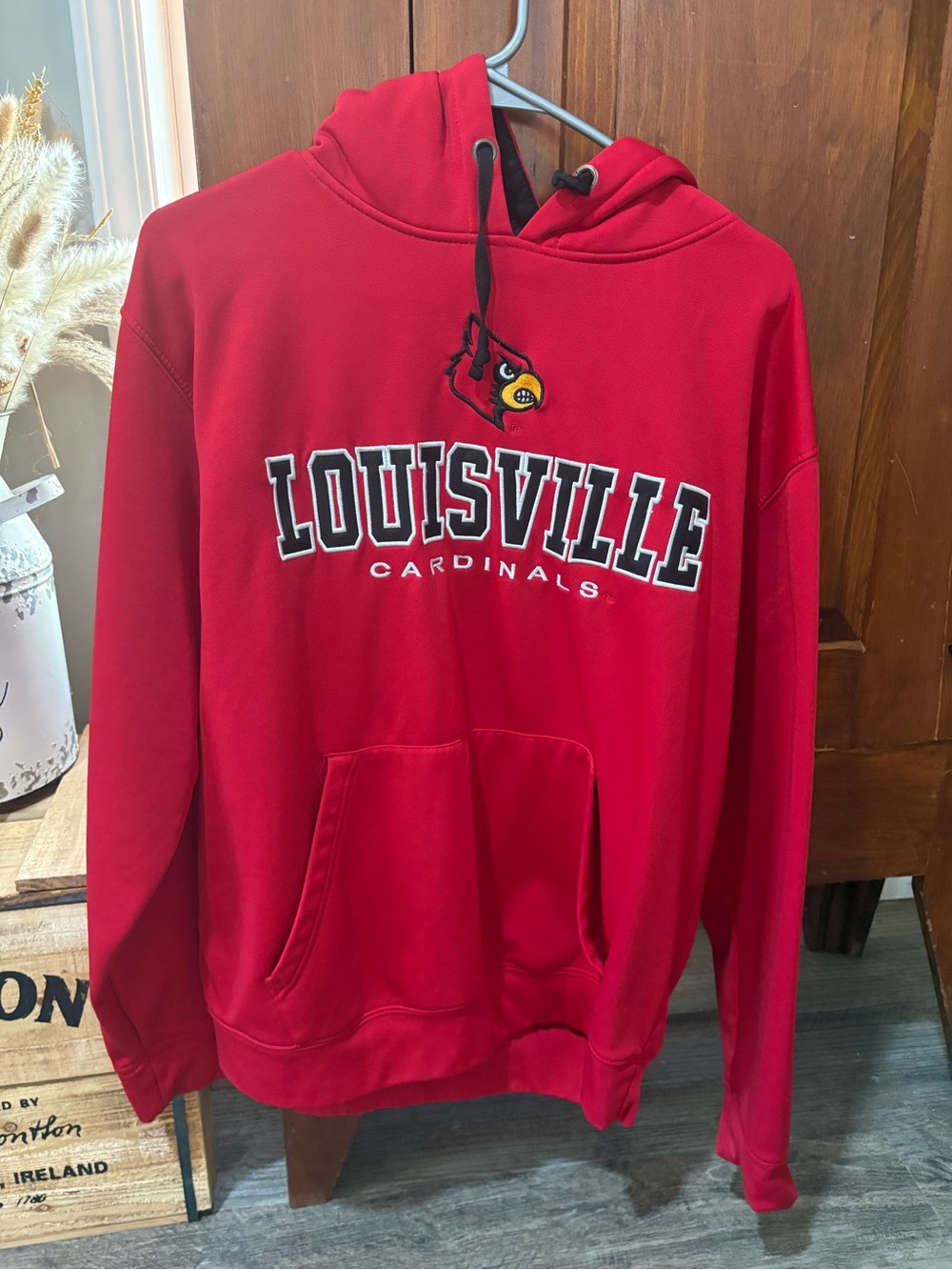 Louisville Cardinals Red Pullover Hoodie